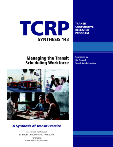 TCRP Synthesis 143 Cover