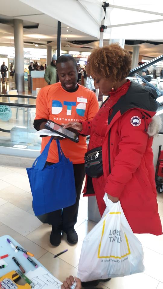 Engagement at a local mall